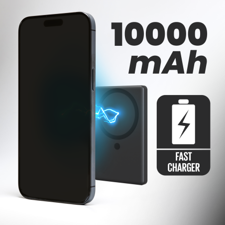 TECHMADE POWERBANK SLIM10000mah WIRELESS MAGNETICO PD22.5 MILAN