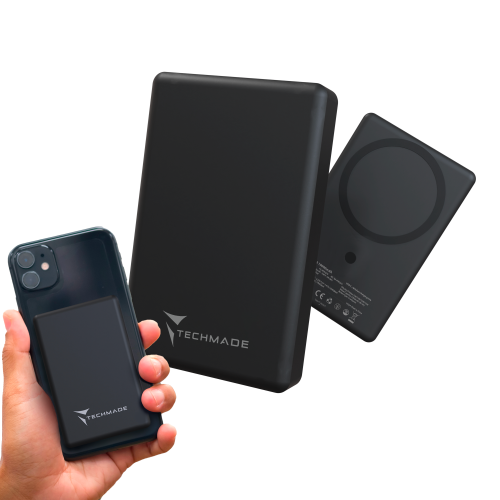 TECHMADE POWERBANK SLIM10000mah WIRELESS MAGNETICO PD 22.5 W