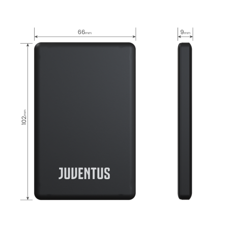 TECHMADE POWERBANK SLIM7.9MM  WIRELESS MAGNETICO 5000mah JUVE