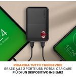 TECHMADE POWERBANK 5000mAH UFFICALE MILAN