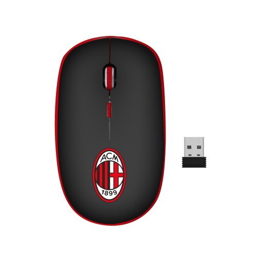 TECHMADE MOUSE WIRELESSUFFICIALE AC MILAN TM-MUSWN4B-MIL