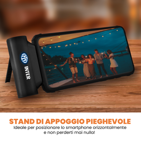 TECHMADE POWERBANK 4500MAH UFFICIALE INTER TYPE-C CON STAND