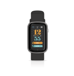 TECHMADE SMARTWATCH TM-STEPS-SILBK CASSA SILVER CINT. BLACK