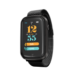 Smartwatch Steps Cassa Nera Cinturino Maglia Milano Nero