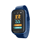 Smartwatch Steps Cassa Blu Cinturino Maglia Milano Blu