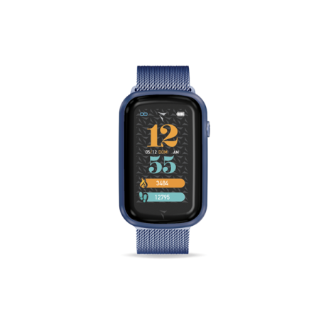 TECHMADE SMARTWATCH CASE BLUE METAL BELT BLUE