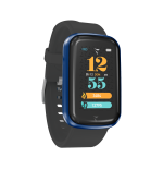 TECHMADE SMARTWATCH CASE BLUE SILICON BELT BLACK