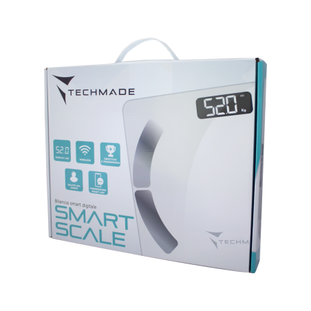 TECHMADE BILANCIA SMARTDIGITALE WHITE