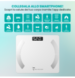 TECHMADE BILANCIA SMARTDIGITALE WHITE