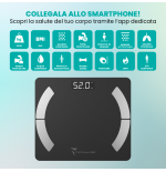 TECHMADE BILANCIA SMARTDIGITALE BLACK