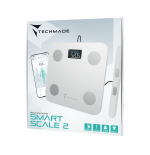 TECHMADE BILANCIA BODY FAT CON 8 ELETTRODI IMPENDEZIOMETRICA