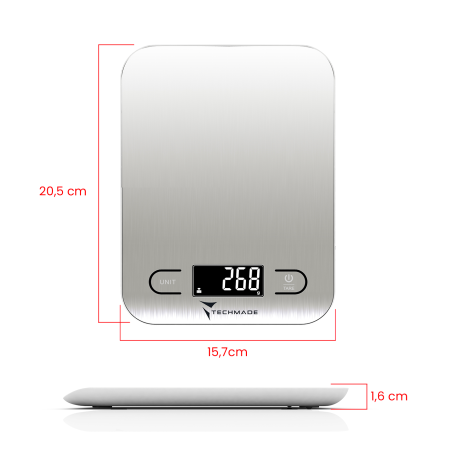 TECHMADE TM-KT630LB FOODSCALE BILANCIA DIGITALE PESA ALIMENTI