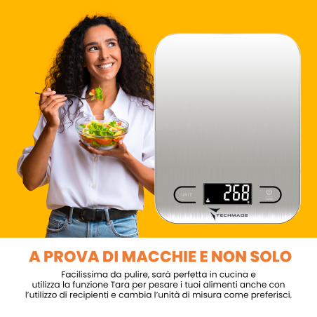 TECHMADE TM-KT630LB FOODSCALE BILANCIA DIGITALE PESA ALIMENTI