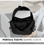 TECHMADE ZAINO AMERICANSTYLE (31.5x13.5x43 CM) NERO