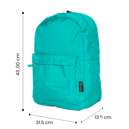 TECHMADE ZAINO AMERICANSTYLE (31.5x13.5x43 CM) LIGHT BLU