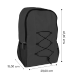 TECHMADE ZAINO SPORT STYLE (29x15x43 CM) NERO