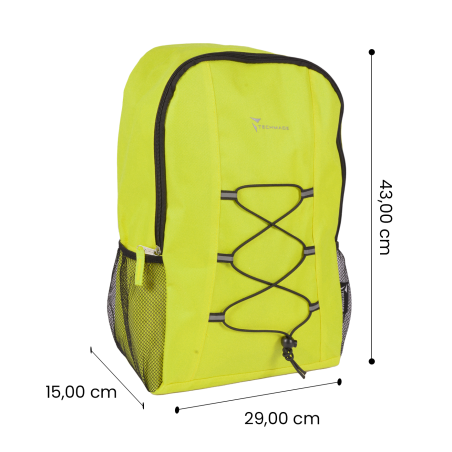 TECHMADE ZAINO SPORT STYLE (29x15x43 CM) VERDE