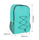 TECHMADE ZAINO SPORT STYLE (29x15x43 CM) LIGHT BLU