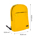 TECHMADE ZAINO PROFESSIONAL STYLE PER PC (30x12x43 CM) GIALLO